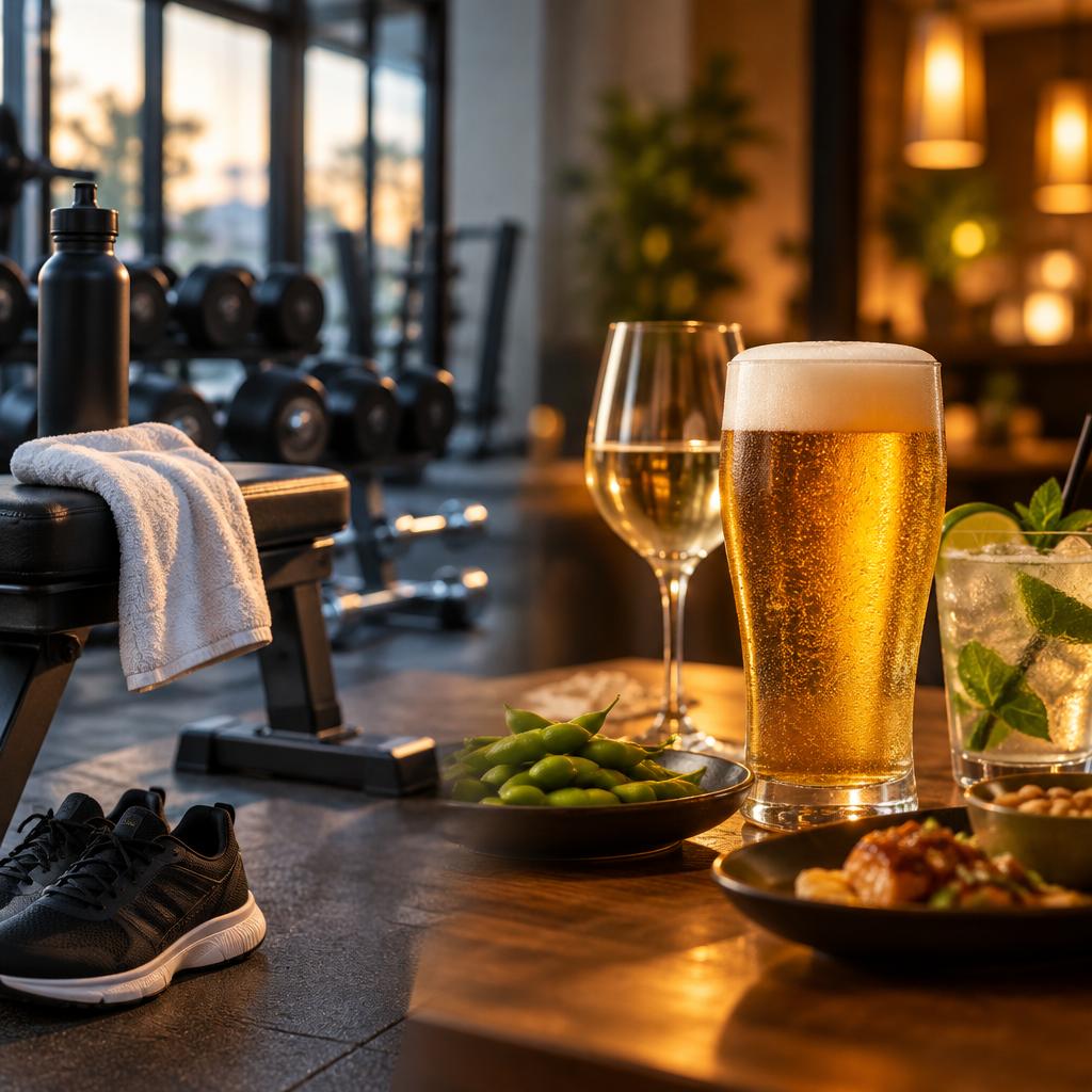 レッスン後はお酒で乾杯。HAPPY HOURを楽しむひととき