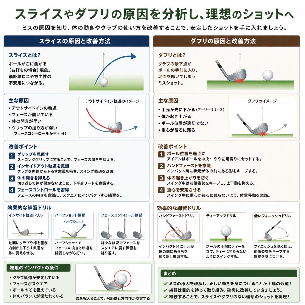 スライス・ダフリ改善法