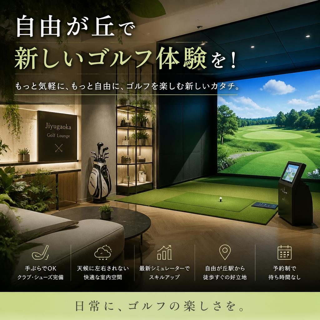 自由が丘で新しいゴルフ体験を！
