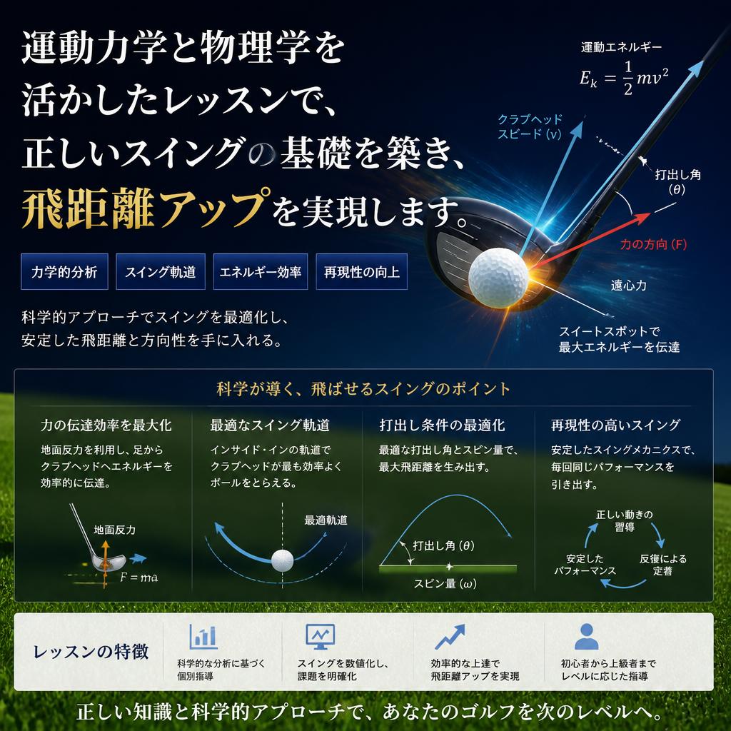 科学に基づいたスイング改善