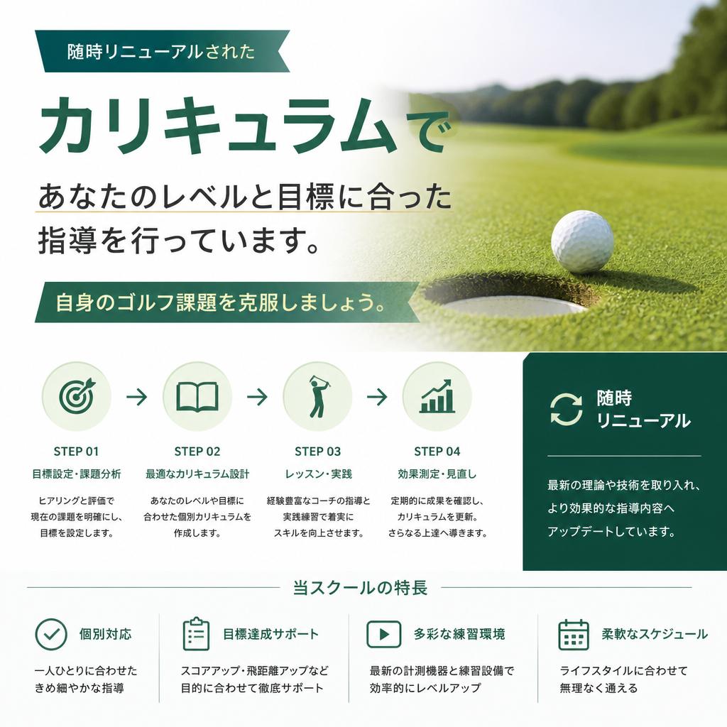 アップデートされたカリキュラム