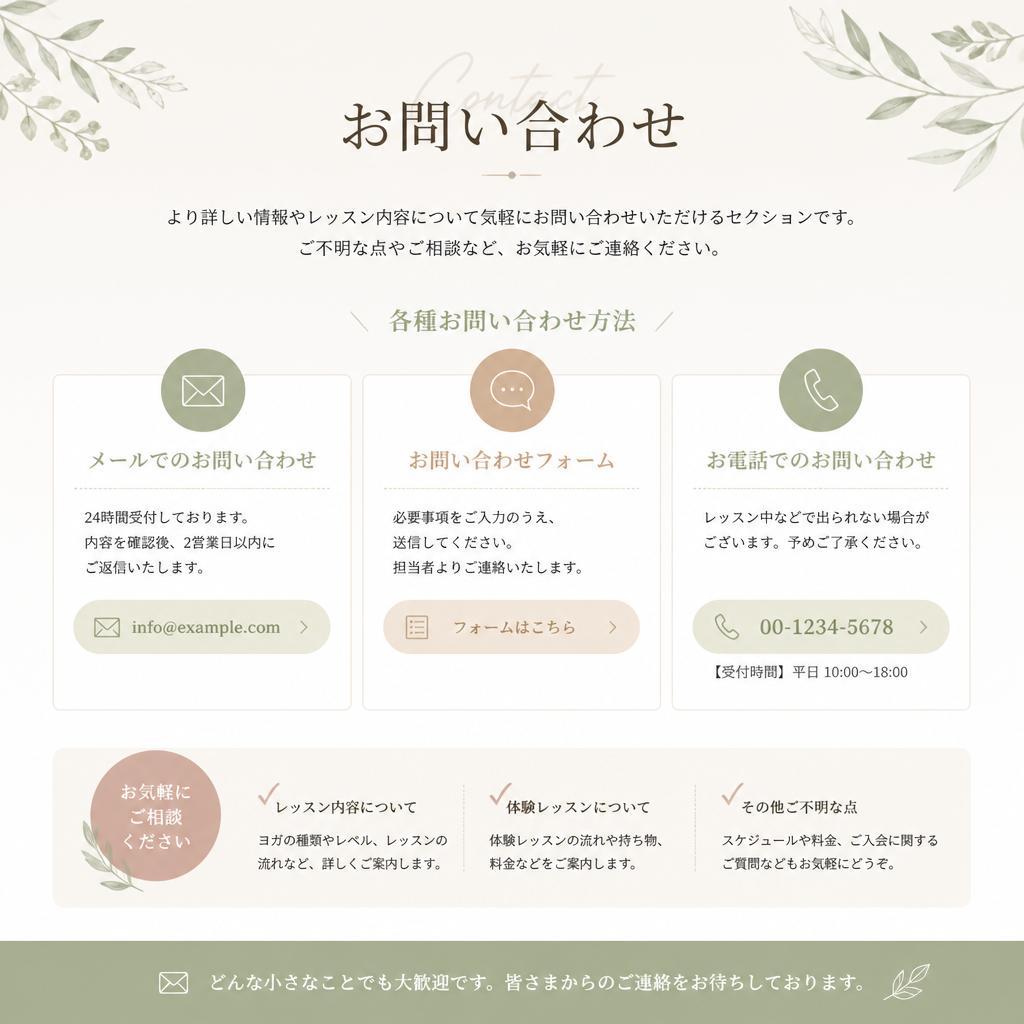 7. お問い合わせはこちらから