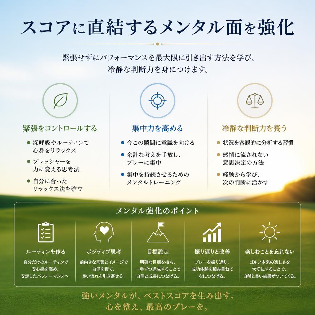 メンタルゴルフの重要性