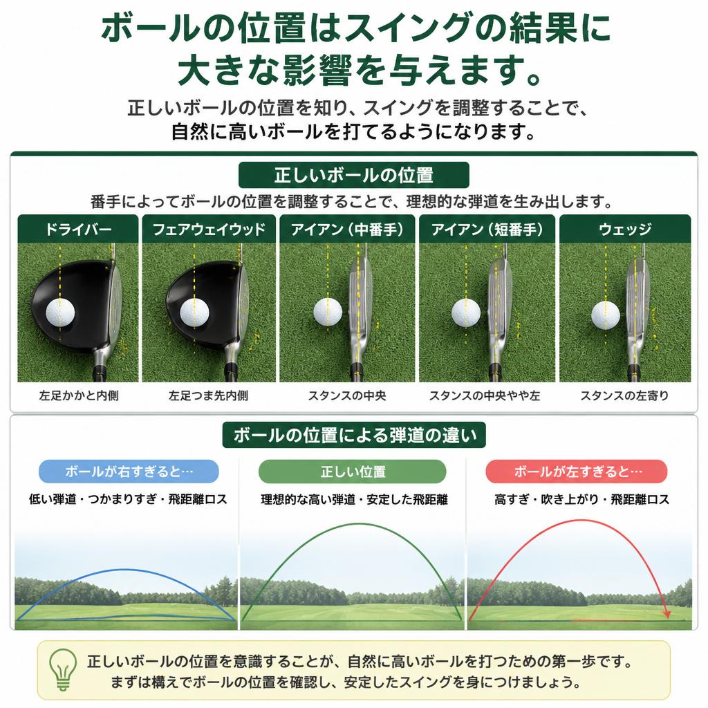 ボールの位置がカギを握る！