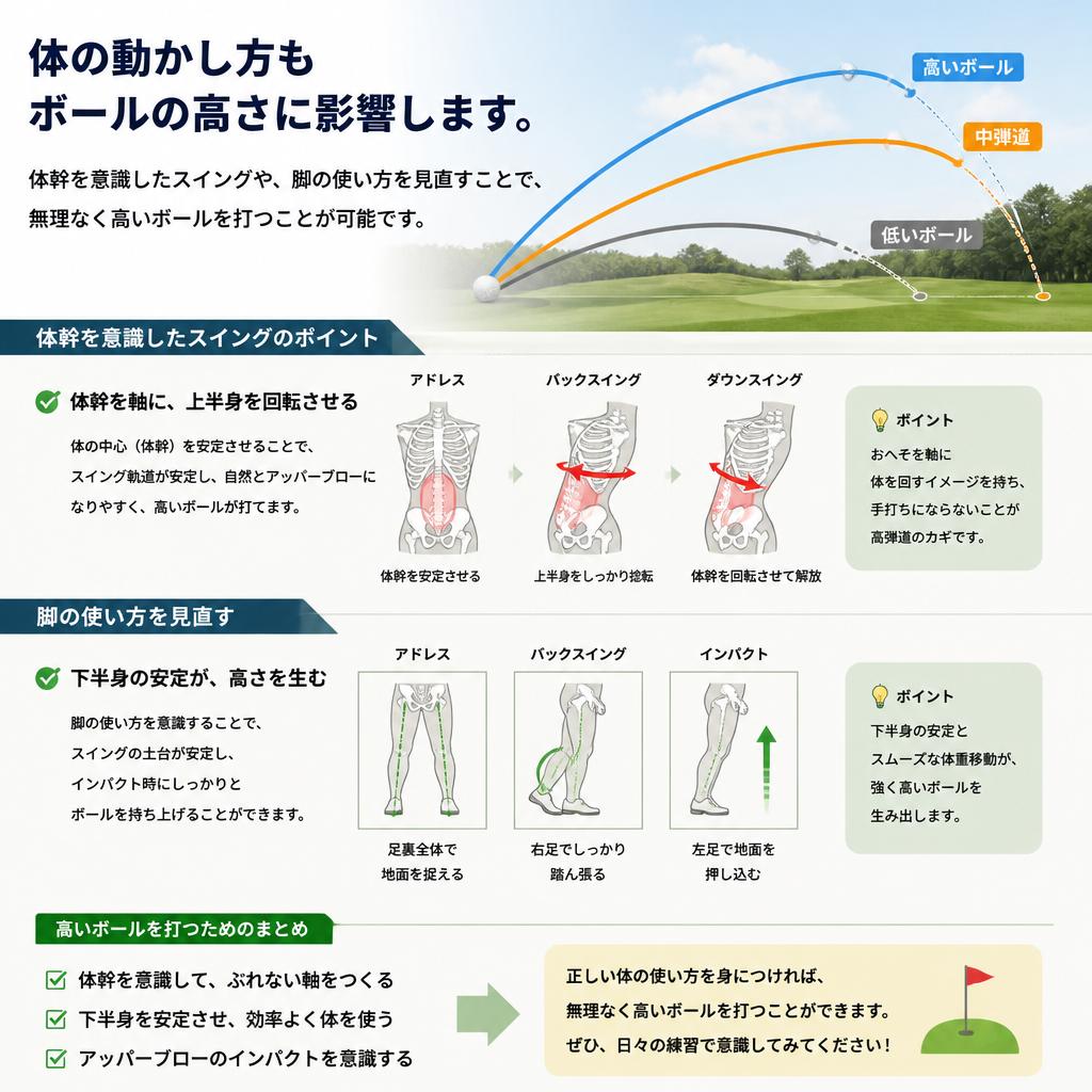体の使い方を見直そう