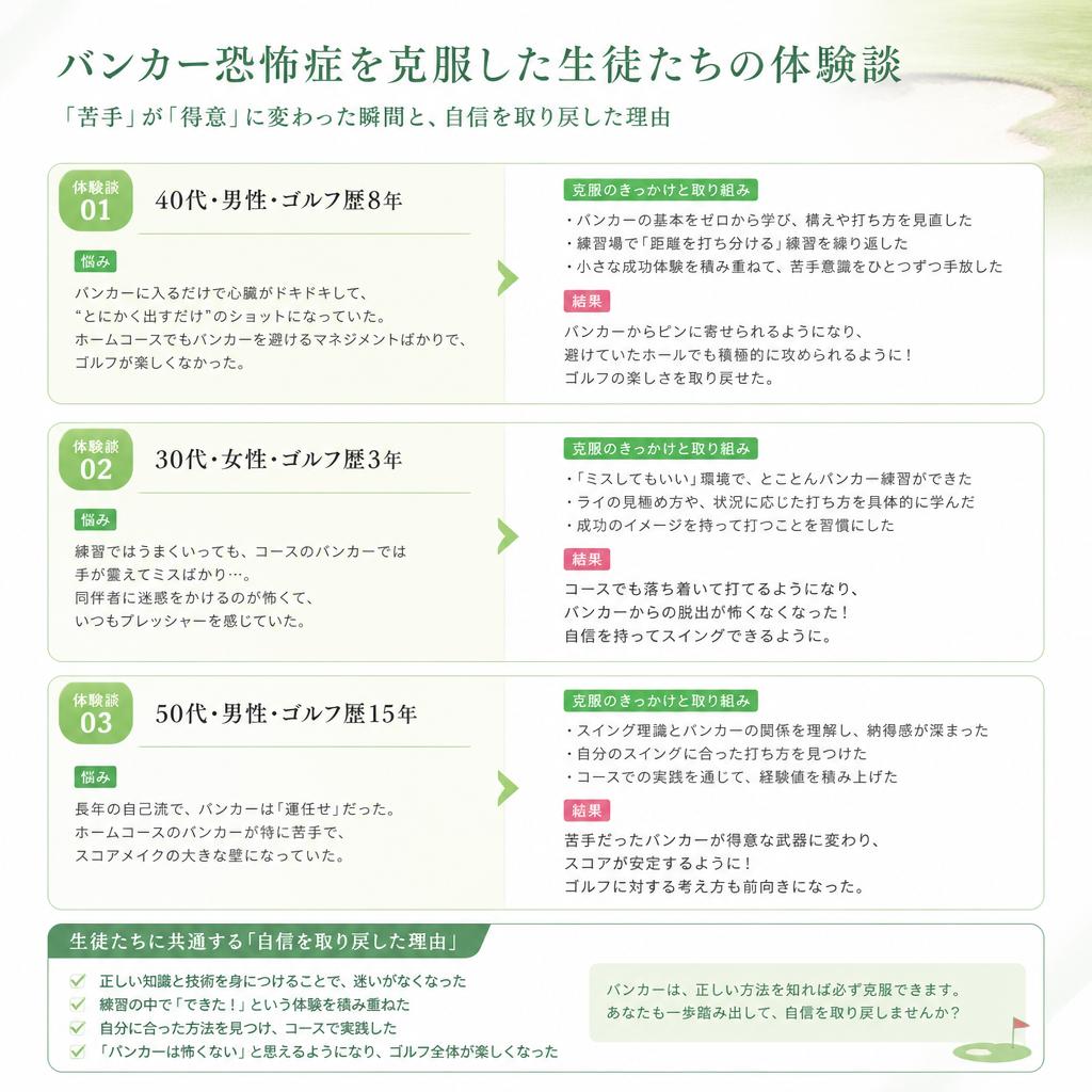 成功体験の声