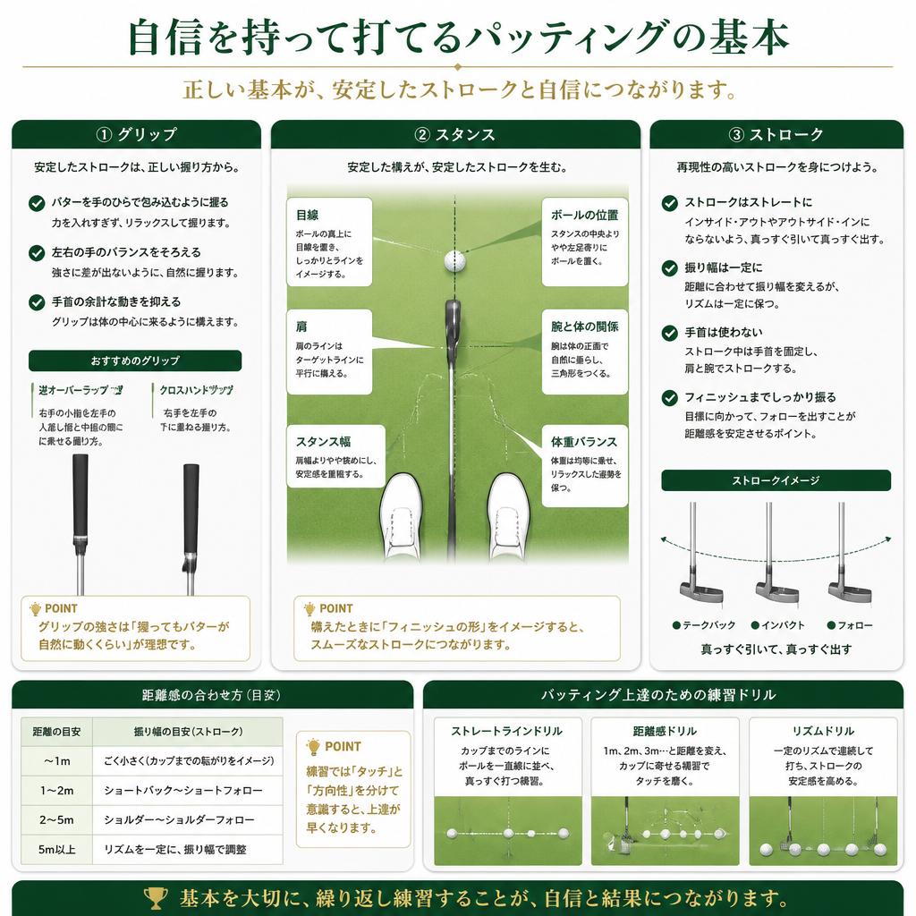 パッティングの基本をマスター