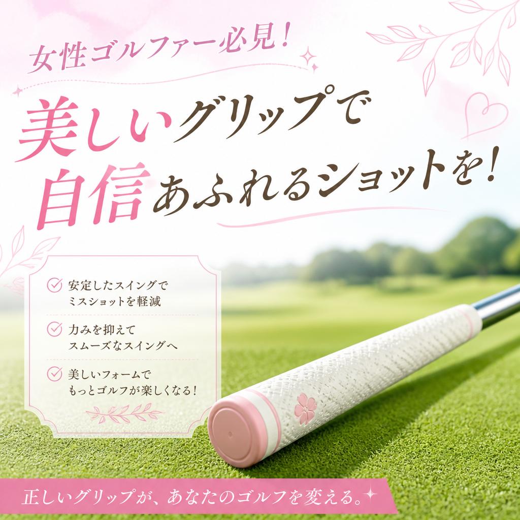 女性ゴルファー必見！美しいグリップで自信あふれるショットを！