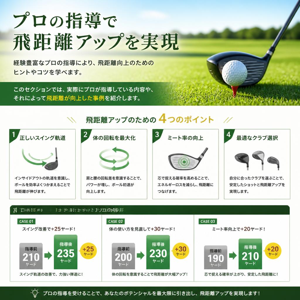 プロから学ぶ飛距離アップの秘訣