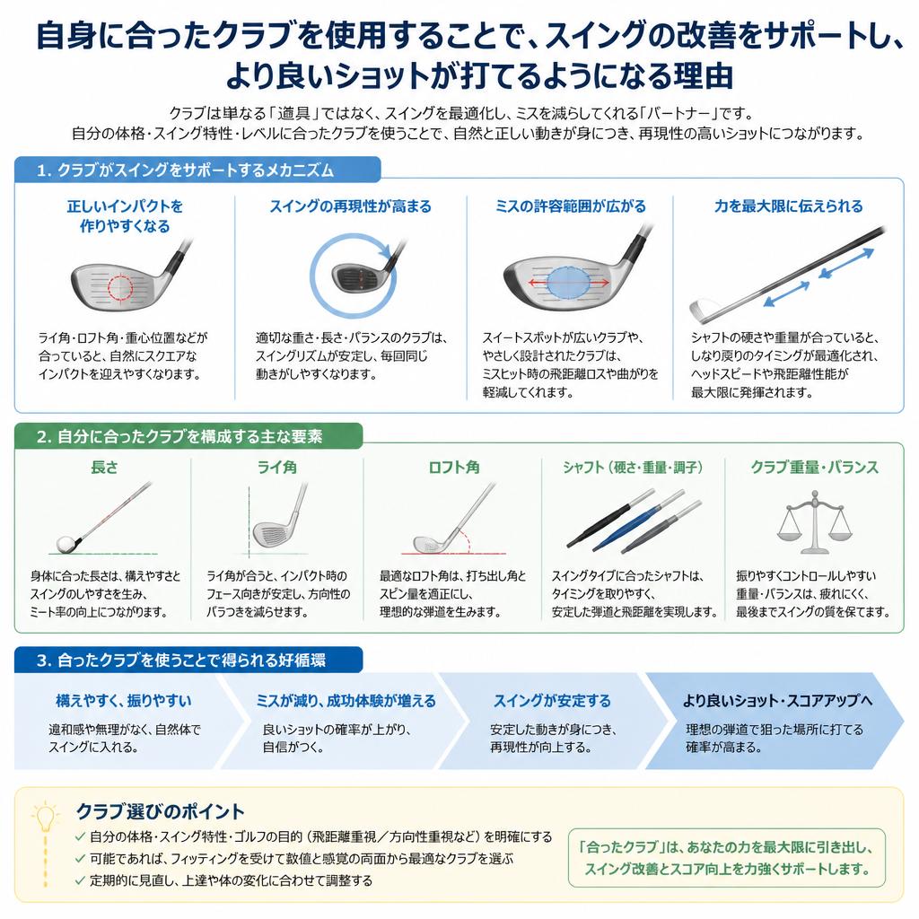 クラブフィッティングの重要性とその効果