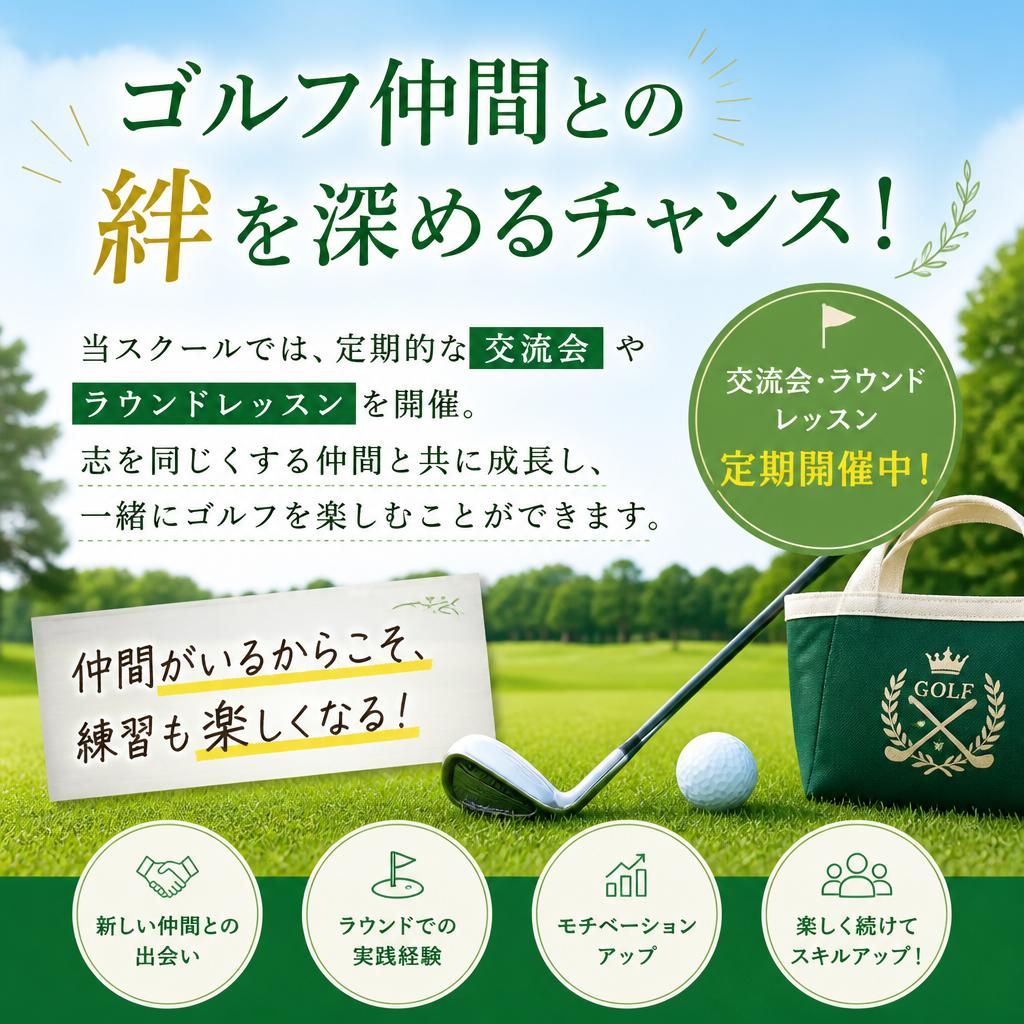 ゴルフ仲間との出会い