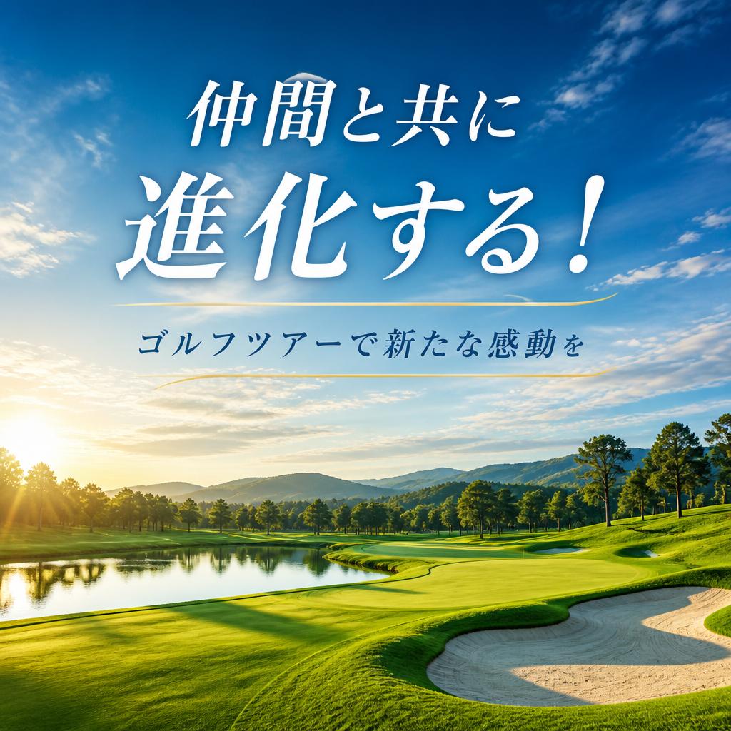 仲間と共に進化する！ゴルフツアーで新たな感動を