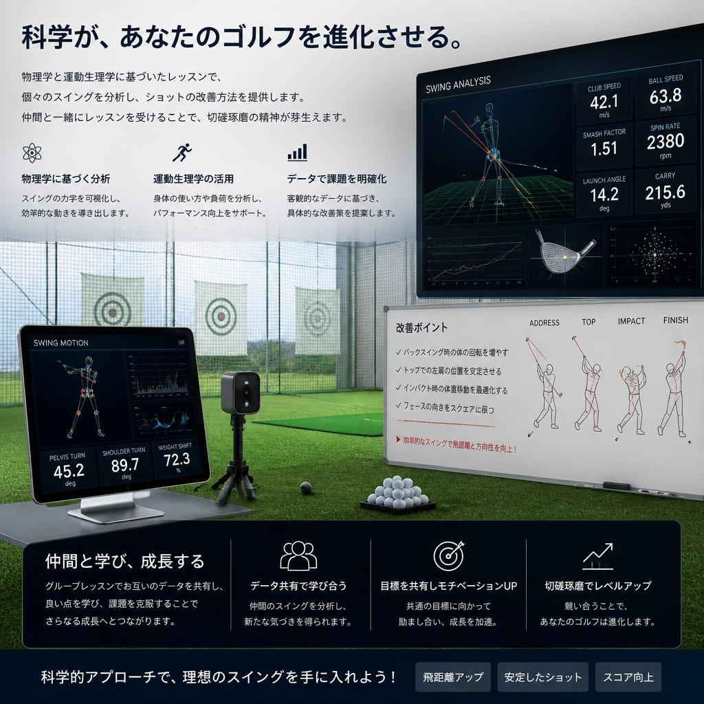 理論的なアプローチでショット改善