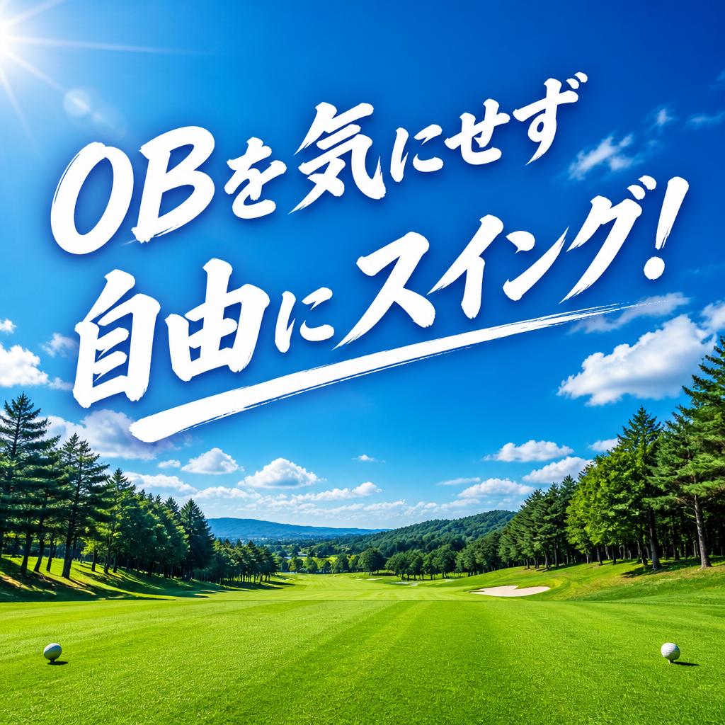 OBを気にせず自由にスイング！