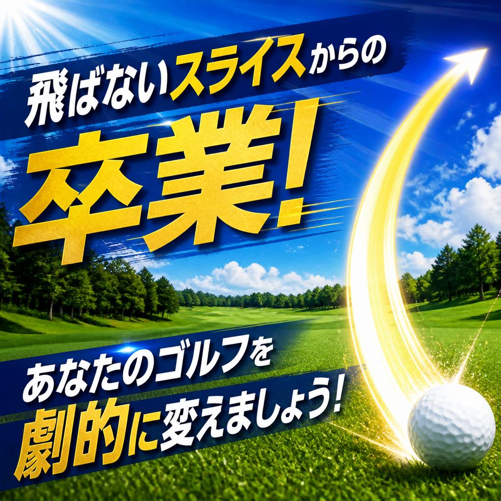 飛ばないスライスからの卒業！あなたのゴルフを劇的に変えましょう！