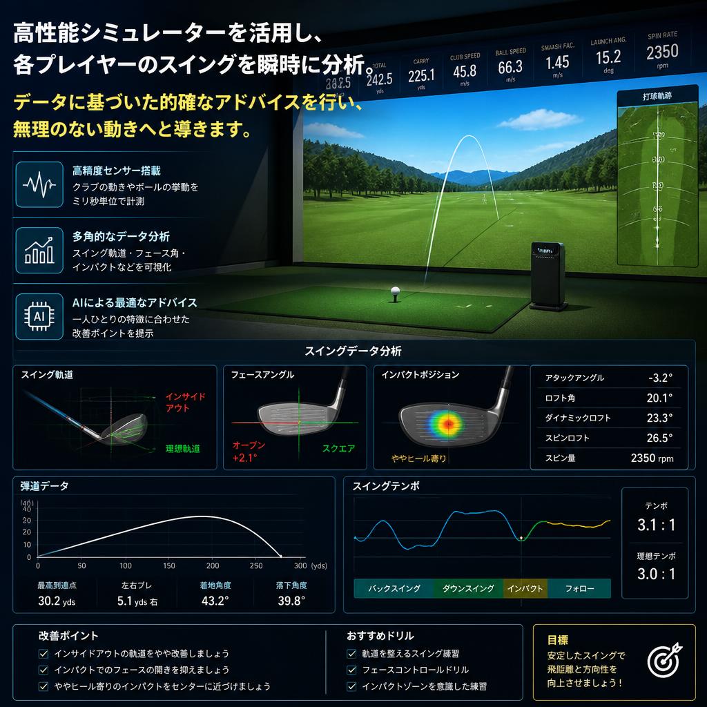 最新の技術を駆使したレッスン