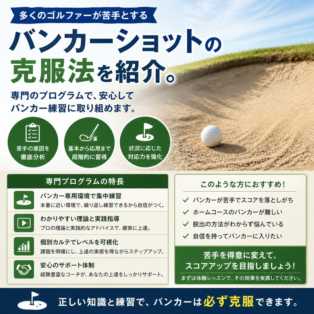 バンカーショット克服法