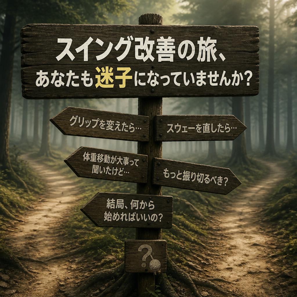 スイング改善の旅、あなたも迷子になっていませんか？