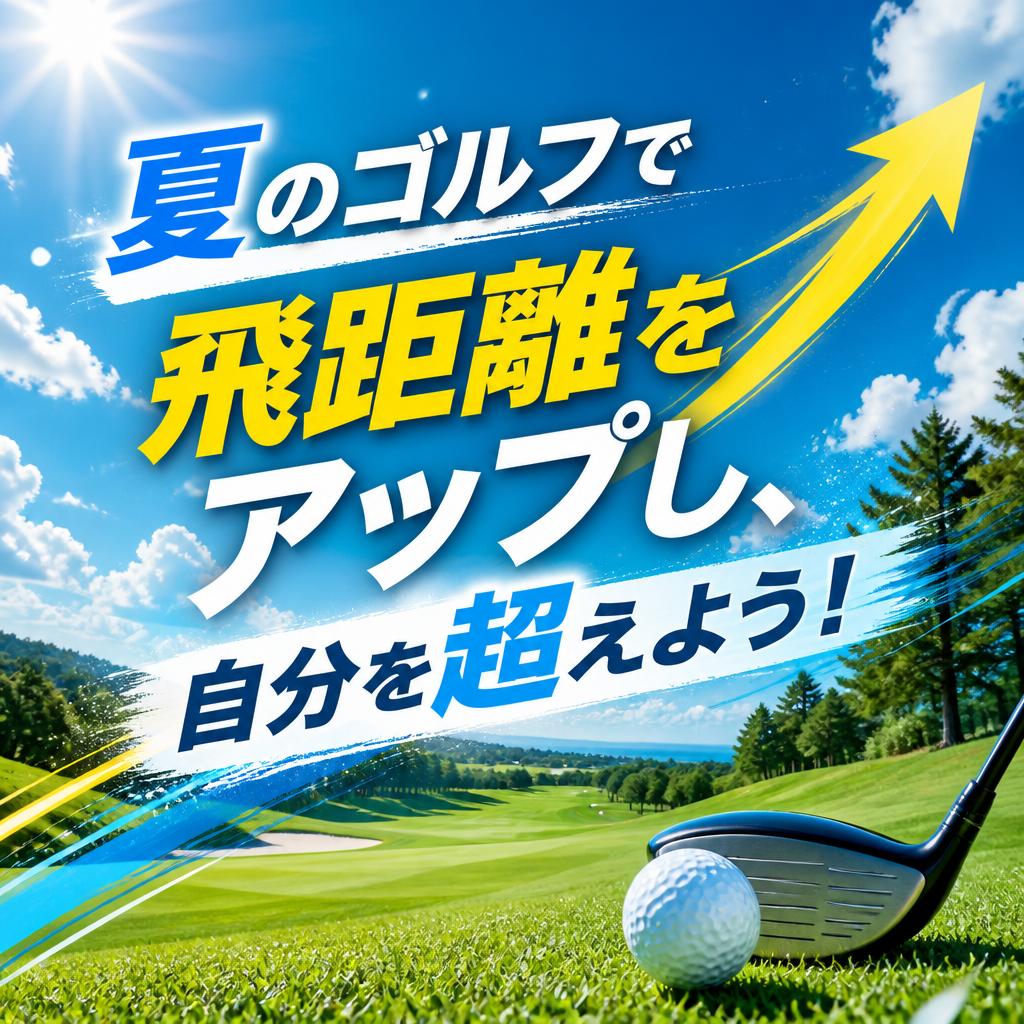 夏のゴルフで飛距離をアップし、自分を超えよう！