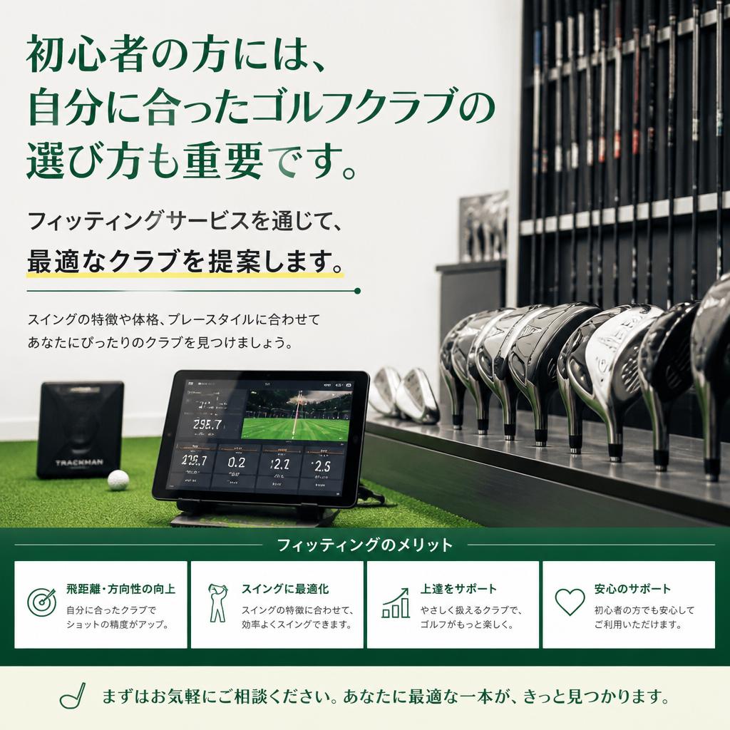 あなたに最適なゴルフクラブを見つけよう