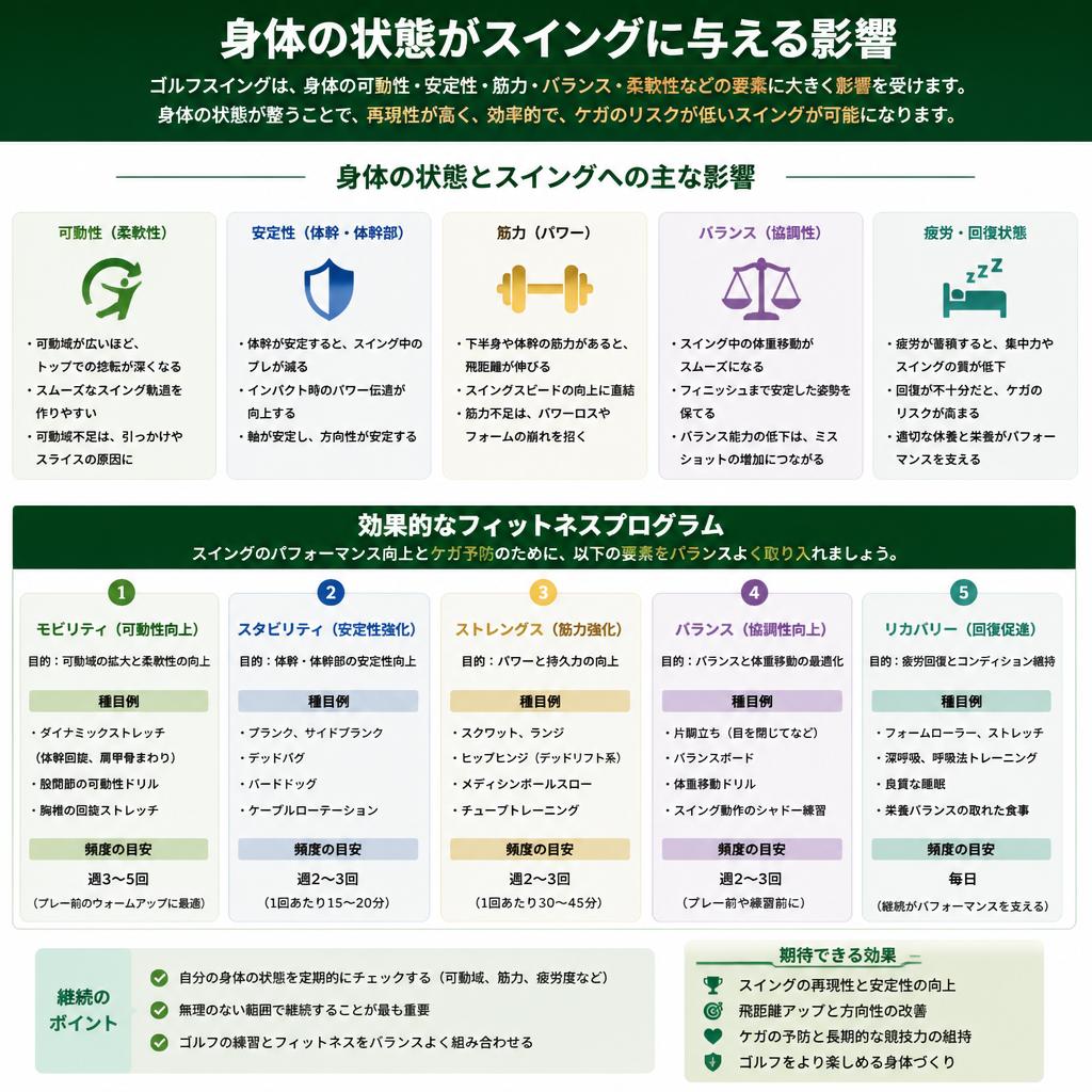 フィットネスが飛距離に与える影響