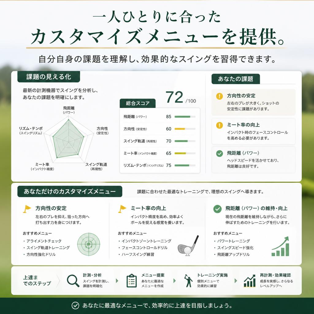 個別コーチングで、あなた専用のレッスン