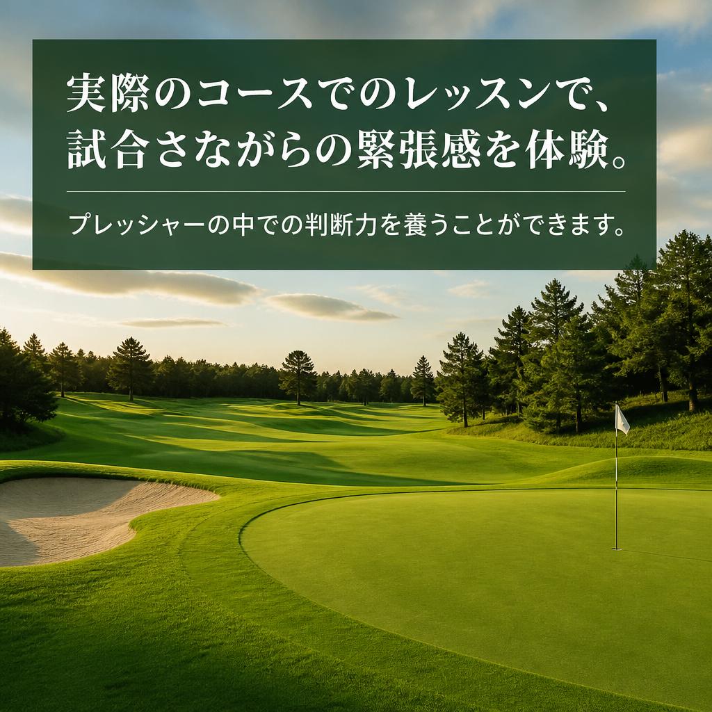 スコアアップを実現するラウンドレッスン