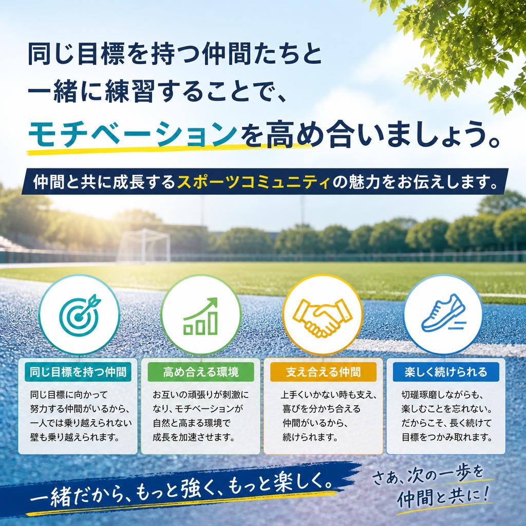 ゴルフ仲間と共に成長できるコミュニティ