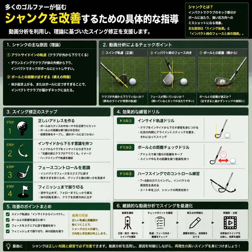 シャンク改善への確かなサポート