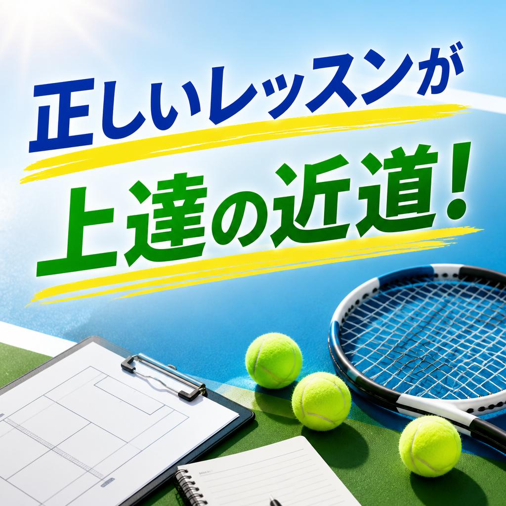 正しいレッスンが上達の近道！