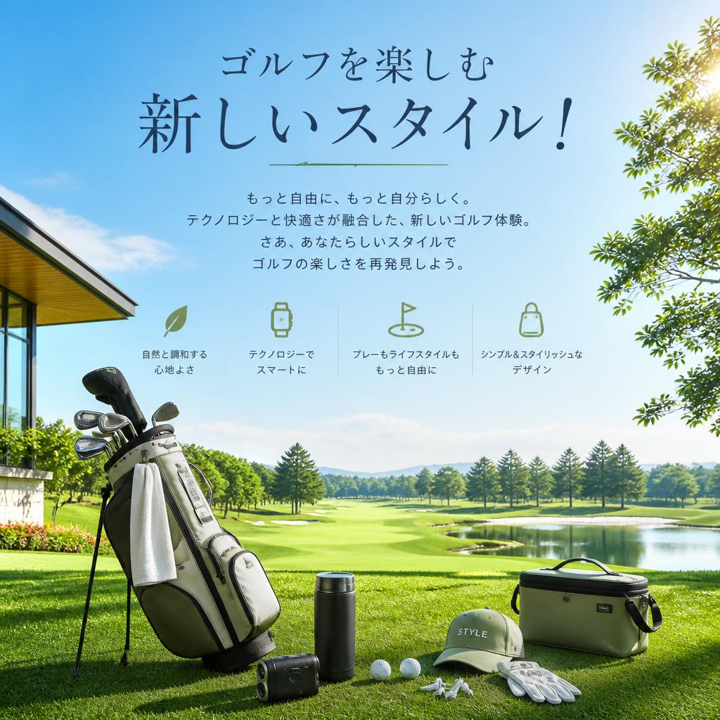 ゴルフを楽しむ新しいスタイル！