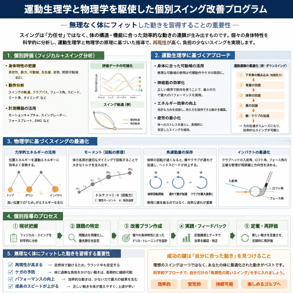 2. 科学的アプローチでスイング改善