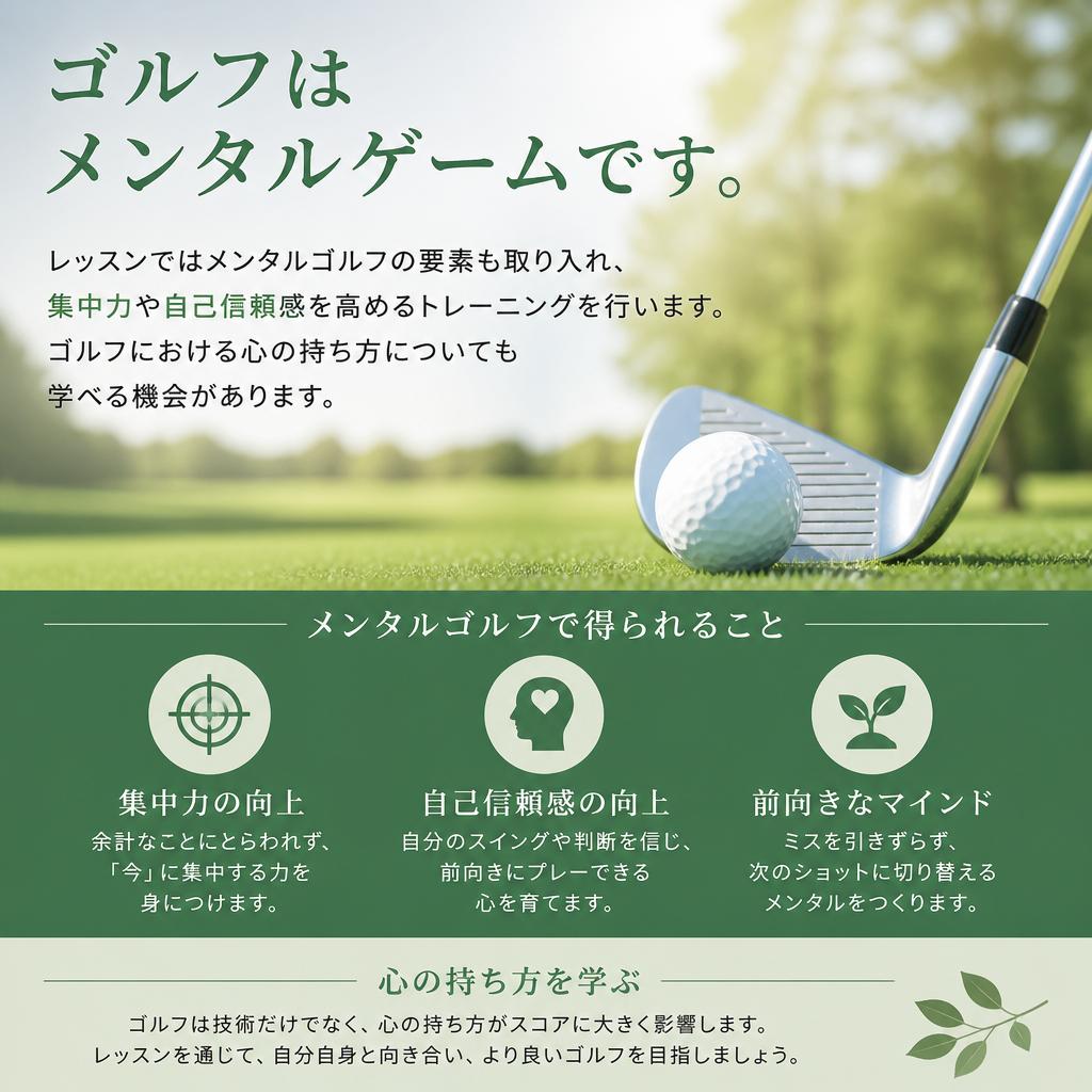 メンタルゴルフの重要性