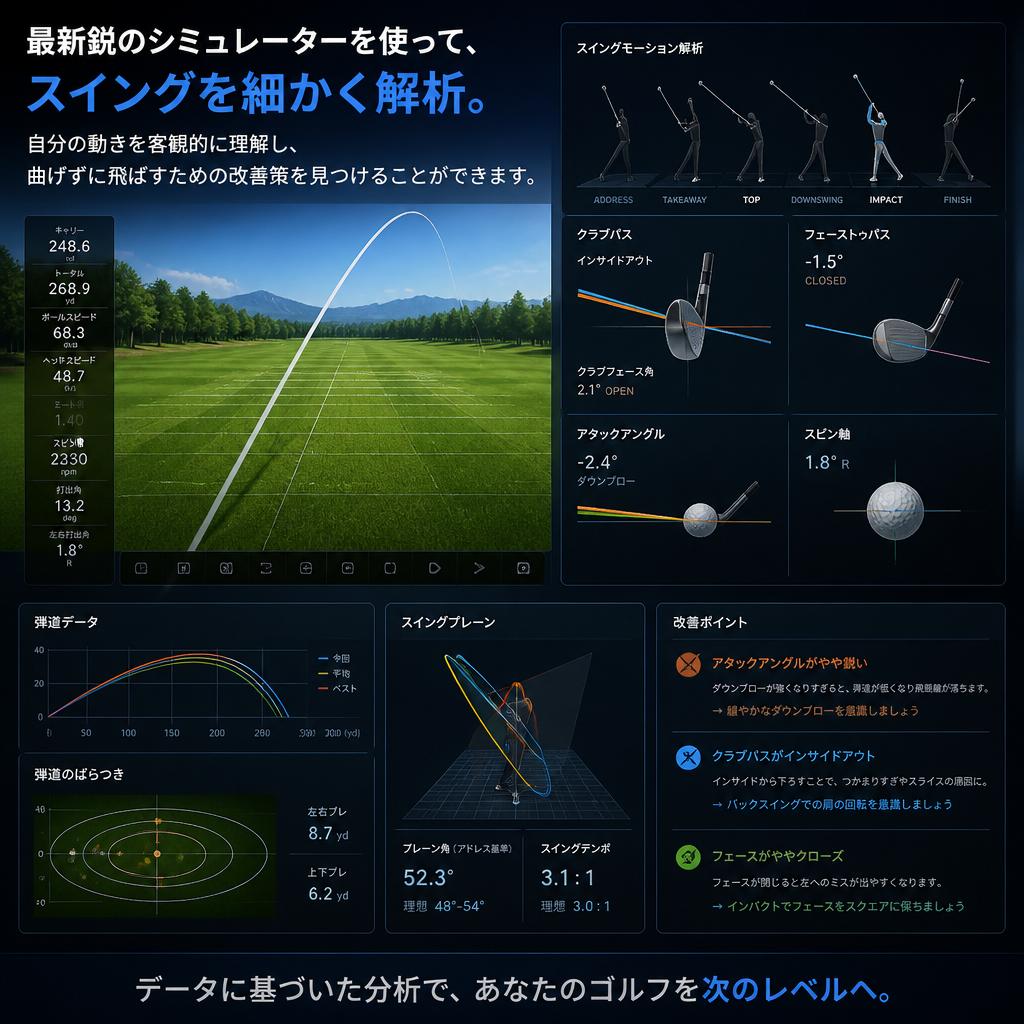 プロによるスイング解析