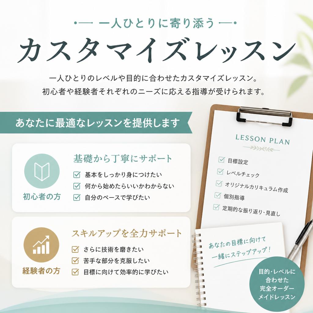 個別指導で安心
