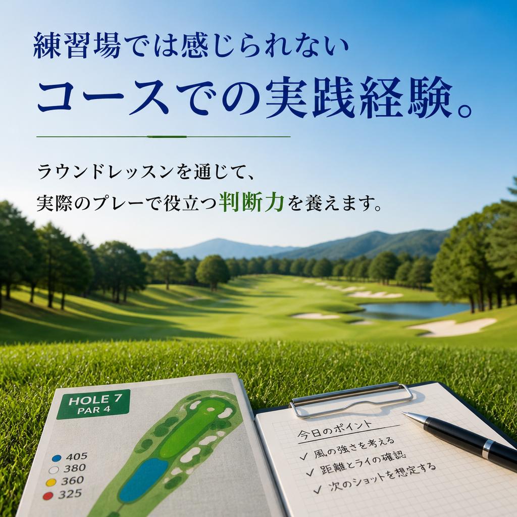 ラウンドレッスンで実践力を強化