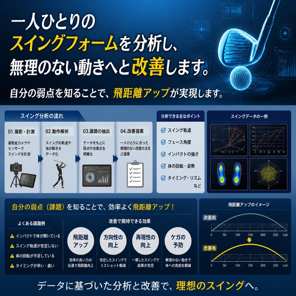 スイングフォームを徹底分析
