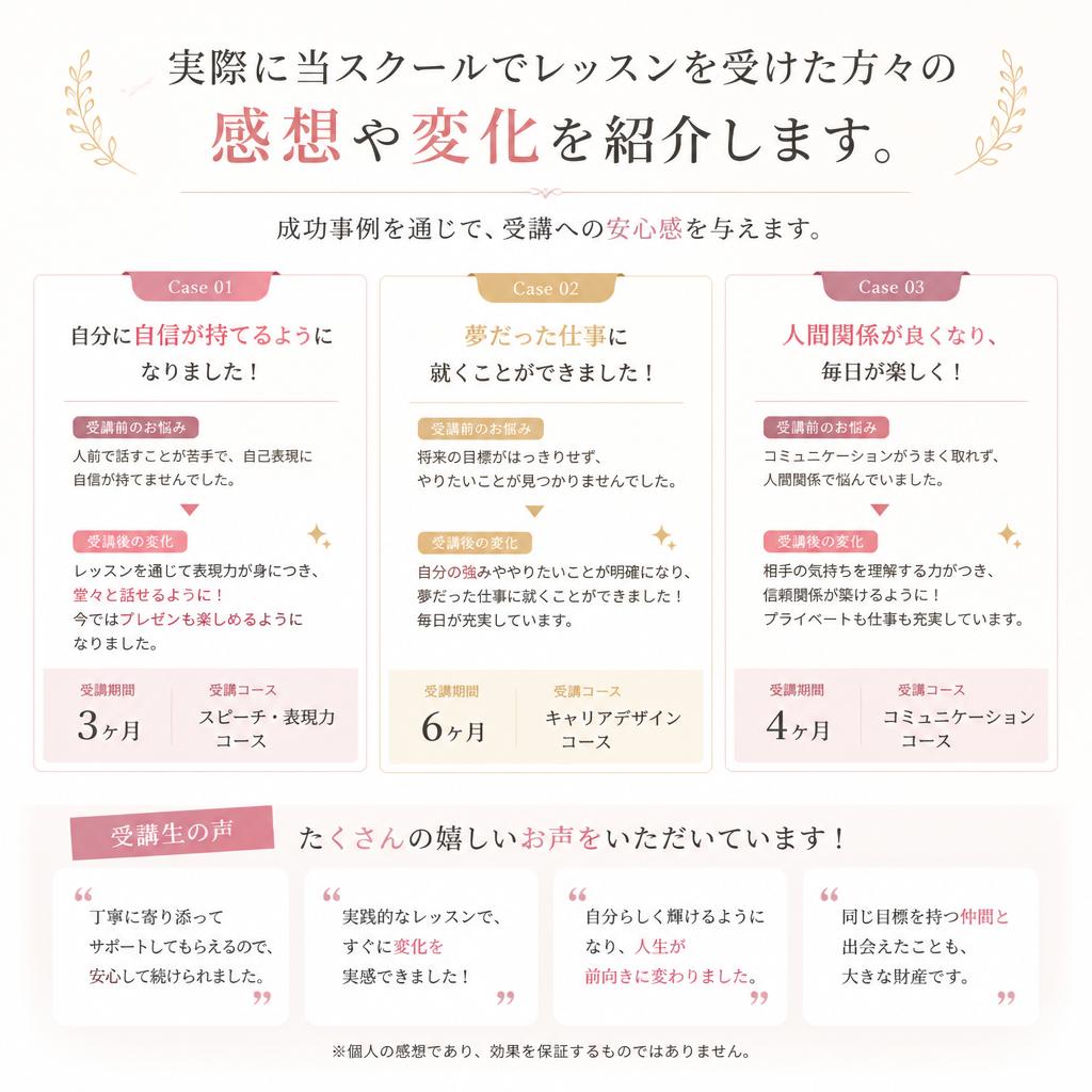 5. 受講者の声