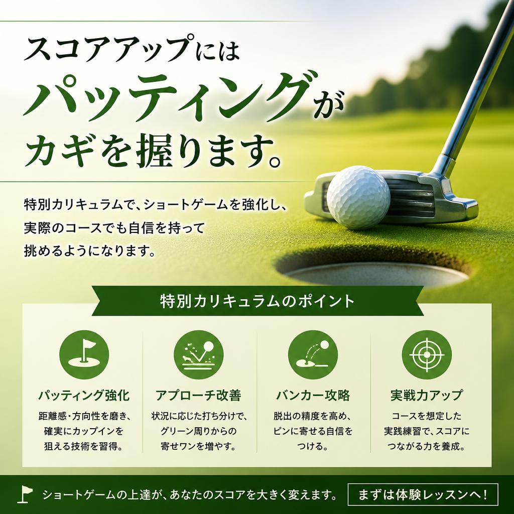 パッティング練習の重要性