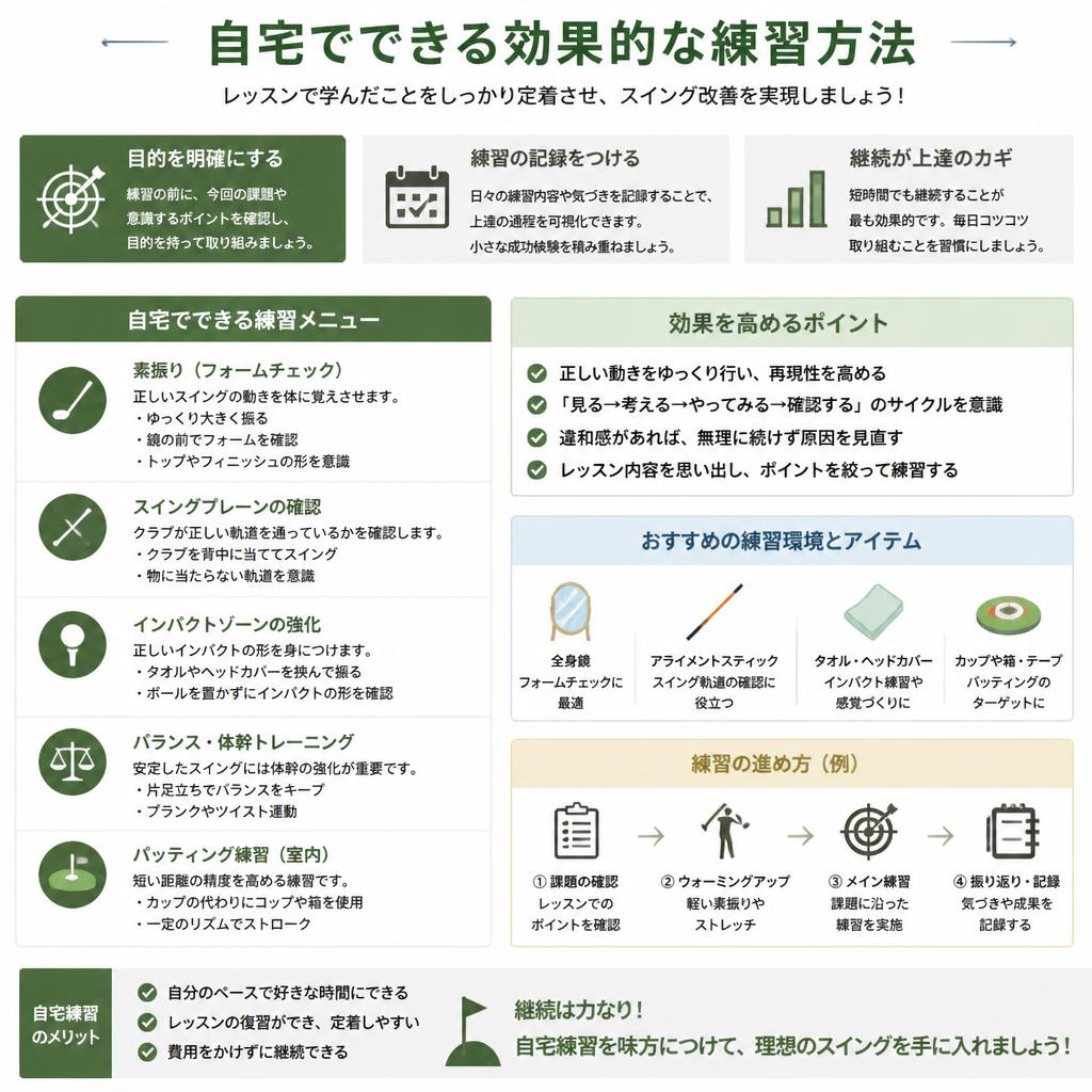 自宅練習のサポート
